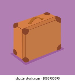 classic old suitcase