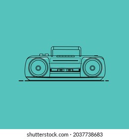 classic old tape outline vector EPS 10 editble perfect for music ads concept,music icon element and label music
size artboard 3000 x 3000