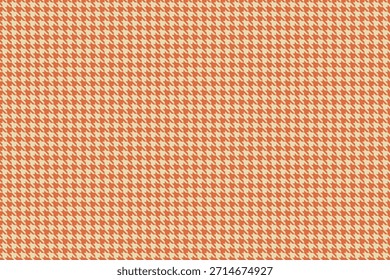 Patrón clásico de pata de gallo de color naranja y crema.  Perfecto para diseños textiles, fondos de Sitio web o proyectos de moda. Esta textura atemporal ofrece una estética sofisticada y retro.