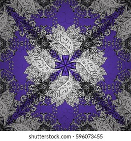 Classic oriental background. Damask ornament. Traditional vector and white pattern.