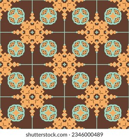 Ornamento clásico. Decoración sin fisuras, con papel pintado de diseño en arabesco, impresión a la moda, decoración de moda, textil casero, decoración retro. Vector.