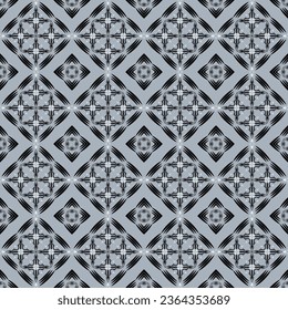 Classic ornament. Decorative seamless pattern with swirls for designer wallpaper, trendy print, trendy decor, home textile, retro decor. Vector.