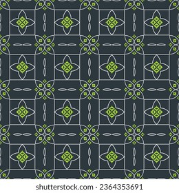 Classic ornament. Decorative seamless pattern with swirls for designer wallpaper, trendy print, trendy decor, home textile, retro decor. Vector.