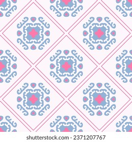 Classic ornament. Decorative seamless pattern with arabesque for designer wallpaper, trendy print, trendy decor, home textile, retro decor. Vector.	
