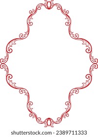 Classic ornament frame. vector illustration
