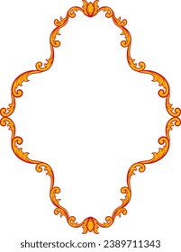 Classic ornament frame. vector illustration