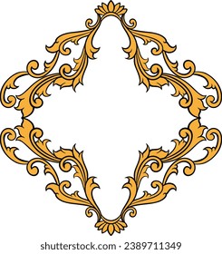 Classic ornament frame. vector illustration