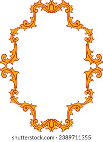 Classic ornament frame. vector illustration