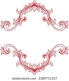Classic ornament frame. vector illustration