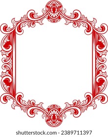 Classic ornament frame. vector illustration