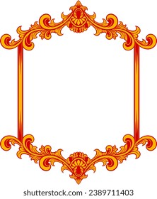 Classic ornament frame. vector illustration