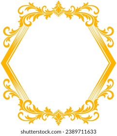 Classic ornament frame. vector illustration