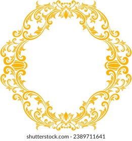 Classic ornament frame. vector illustration