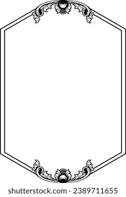 Classic ornament frame. vector illustration