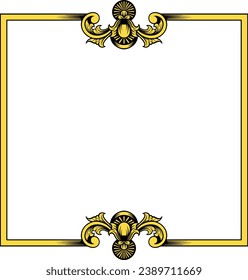 Classic ornament frame. vector illustration