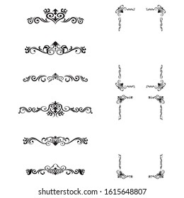 Classic Ornament Frame Vintage Border