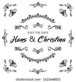 Classic Ornament Frame Vintage Border