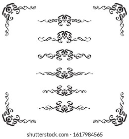 Classic Ornament Frame Vintage Border Art Deco