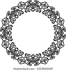 Classic Ornament Frame For Wedding