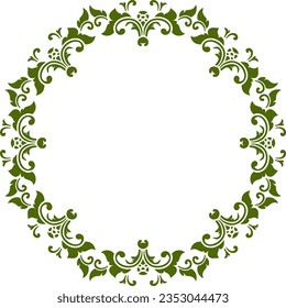 Classic Ornament Frame For Wedding