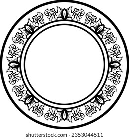 Classic Ornament Frame For Wedding