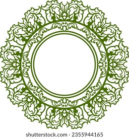 Classic Ornament Frame for Wedding