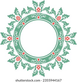 Classic Ornament Frame for Wedding