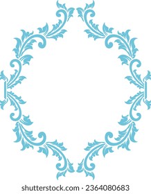 Classic Ornament Frame for Wedding 