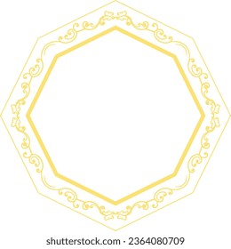 Classic Ornament Frame for Wedding 