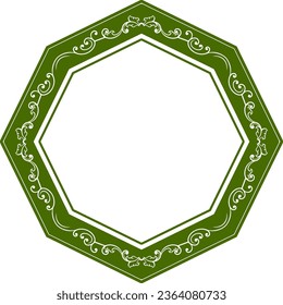 Classic Ornament Frame for Wedding 