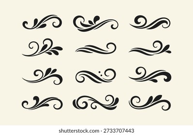 Classic Ornamental Design Elements Perfect for designs
