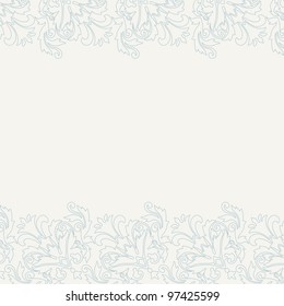 Classic ornamental invitation