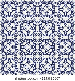 Classic ornamental seamless pattern. Vector illustration can be used for backgrounds, motifs, textile, wallpapers, fabrics, gift wrapping, templates. Design Paper For Scrapbook. Vector.