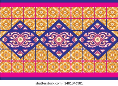 Classic ornaments with attractive colors especially for design work. vector