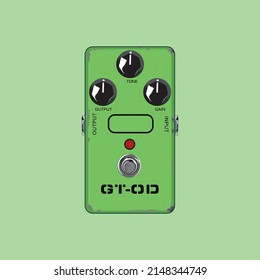 pedal de efecto de guitarra sobre tracción