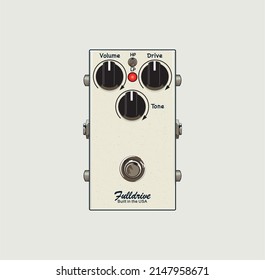 classic over drive guitar pedal 