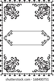Classic page on white