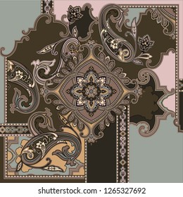 classic paisley design