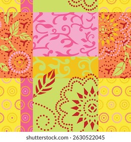 Paisley clássico têxtil padrão sem emenda.