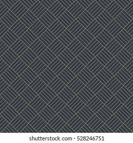Classic parquet pattern and textile ornament