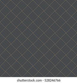 Classic parquet pattern and textile ornament