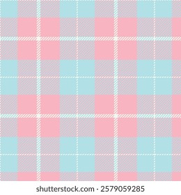 Classic pastel blue checkered pattern background