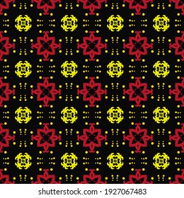 Ornamento clásico de patrón, patrón geométrico sin color sobre fondo negro para el fondo de la pantalla de diseño, impresión de moda, decoración de moda, textil casero, decoración retro. Vector.
	