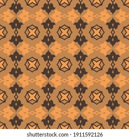 Classic Pattern Ornament, Decorative Seamless Geometric Pattern for Design Wallpaper, Fashion Print, Trendy Decor, Home Textile, Retro Decor Vector Illustration.	