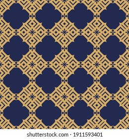 Classic Pattern Ornament, Decorative Seamless Geometric Pattern for Design Wallpaper, Fashion Print, Trendy Decor, Home Textile, Retro Decor Vector Illustration.	