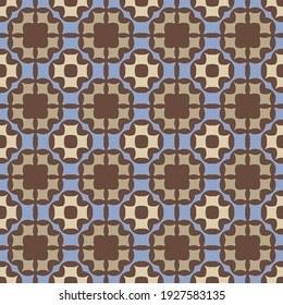 Classic Pattern Ornament, Seamless Geometric Pattern  for Design, Wallpaper, Fashion Print, Trendy Decor, Home Textile, Retro Decor. Vector.