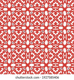 Classic Pattern Ornament, Seamless Geometric Pattern  for Design, Wallpaper, Fashion Print, Trendy Decor, Home Textile, Retro Decor. Vector.