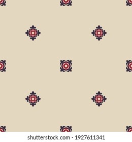 Ornamento clásico del patrón, Patrón geométrico sin soldadura para el diseño, papel tapiz, Impresión de la moda, Decoración a la moda, Textil doméstico, Decoración retro. Vector.