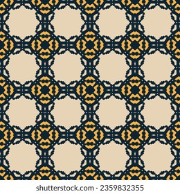 Classic Pattern Ornament. Seamless Geometric Pattern for Design, Wallpaper, Fashion Print, Trendy Decor, Home Textile, Retro Decor. Vector.