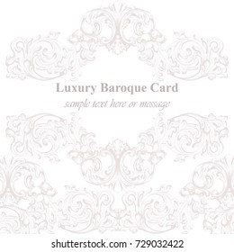 Vector de adorno de patrón clásico. Lujo para invitaciones, ceremonias, eventos. Textura victoriana real. Ricos y elegantes antecedentes. Color de lavanda